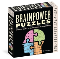 Brainpower Puzzles Page-A-Day(r) Calendar 2026: A Year of Games to Sharpen Your Mental Fitness 1523531177 Book Cover