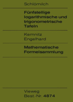 Funfstellige Logarithmische Und Trigonometrische Tafeln 3528448733 Book Cover
