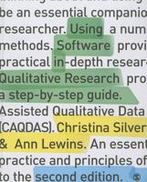 Using Software in Qualitative Research: A Step-By-Step Guide 1446249735 Book Cover