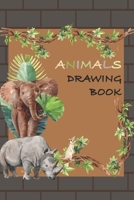 Animals Drawing Book: Drawing Coloring Workbook B08ZVKXJ4S Book Cover