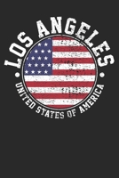 Notebook: Los Angeles Vintage Dot Grid 6x9 120 Pages 1699199701 Book Cover