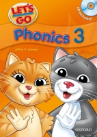 Let's Go Phonics 3 With Audio CD: Book 3 with Audio CD (Let's Go) 0194395081 Book Cover