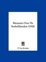 Memorie Over De Soela-Eilanden (1918) 1161006710 Book Cover