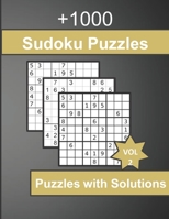 +1000 Sudoku Puzzles with Solutions: Sudoku Large Print With Tips and Tricks - sudoku puzzles very easy to extreme hard -4 Puzzle Per Page Large Print Sudoku - Vol2 B08XNBYB83 Book Cover