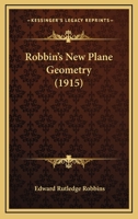 Robbin's New Plane Geometry 1141257297 Book Cover