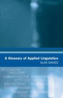 A Glossary of Applied Linguistics 080585729X Book Cover