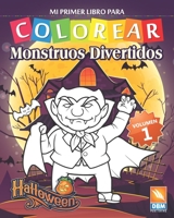 Monstruos Divertidos - Volumen 1: Libro para colorear para ni�os - 25 ilustraciones para colorear 1702568148 Book Cover