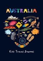 Kids Travel Journal Australia: Vacation Diary Pages to Write In with Prompts, Keepsake Memory Notebook ~ Record Keeper, Blank Pages for Doodling, Writing & Sketching 1686446551 Book Cover