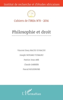 Philosophie et droit: Cahiers de l'IREA N°8-2016 (French Edition) 2343111367 Book Cover
