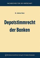 Depotstimmrecht Der Banken 3322981010 Book Cover