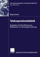 Telekooperationsdidaktik: Konzeption Und Durchfuhrung Von Massnahmen Zur Technologie-Einfuhrung 3824476916 Book Cover