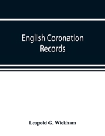 English coronation records 9353892058 Book Cover