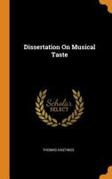 Dissertation on Musical Taste 1341314928 Book Cover