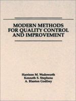 Modern Methods For Quality Control and Improvement, 2nd Edition 0471299731 Book Cover