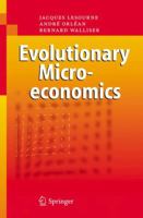 Evolutionary Microeconomics 3642066755 Book Cover