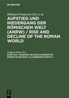 Aufstieg Und Niedergang Der Romischen Welt (German Edition) 3110127938 Book Cover