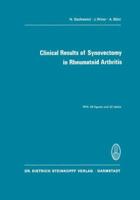 Clinical Results of Synovectomy in Rheumatoid Arthritis 3798504865 Book Cover