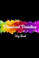 diamond painting log book: [Deluxe Edition with Space for Photos] Crystal Butterfly Design 166158442X Book Cover