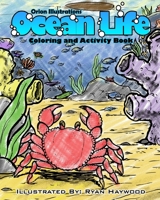 Ocean Life Coloring and Activity Book B08N3JG5MR Book Cover