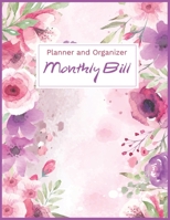 Monthly Bill Planner and Organizer 2020: Finance Monthly & Weekly Budget Planner Expense Tracker Bill Organizer Journal Notebook Floral Cover 1707889279 Book Cover