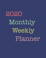 2020 Monthly Weekly Planner 1654779202 Book Cover