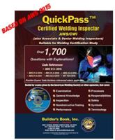 QuickPass Certified Welding Inspector AWS/CWI Study Guide - 2015 AWS D1.1 1622702077 Book Cover