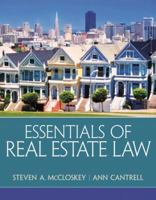 Essentials of Real Estate Law 0135114284 Book Cover