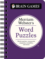 Brain Games - To Go - Merriam-Webster's Word Puzzles: Word Searches, Crosswords, Anagrams, Scrambles, and More! 1639385320 Book Cover