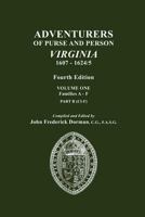 Adventurers of Purse and Person, Virginia, 1607-1624/5. Fourth Edition. Volume One, Families A-F, Part B 0806318082 Book Cover