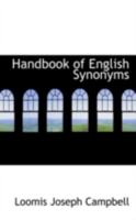 Handbook of English Synonyms 1016375441 Book Cover