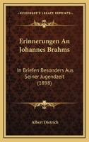 Erinnerungen an Johannes Brahms 1016228864 Book Cover