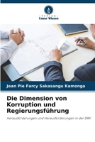 Die Dimension von Korruption und Regierungsführung (German Edition) 6208598710 Book Cover