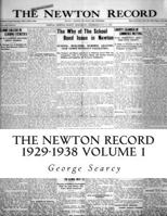 The Newton Record 1929-1938 1484074238 Book Cover