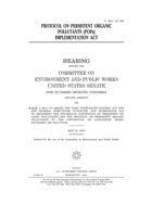 Protocol on Persistent Organic Pollutants (POPs) Implementation Act B084PZ6YHJ Book Cover