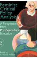 Feminist Critical Policy Analysis II : A Post-Secondary Education Perspective 0750706554 Book Cover