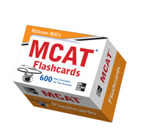 McGraw-Hill's MCAT Flashcards 0071770267 Book Cover