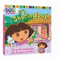 Nick 8x8 Value Pack #5: It's Sharing Day!; At the Carnival; Dora Saves Mermaid Kingdom; Swim, Boots, Swim!; Big Sister Dora; Dora's World Adventure 1442423420 Book Cover