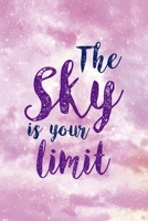 The Sky Is Your Limit: All Purpose 6x9 Blank Lined Notebook Journal Way Better Than A Card Trendy Unique Gift Pink Sky 1706715579 Book Cover