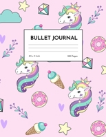 Bullet Journal: Adorable Unicorn Dot Grid Notebook - Dotted Note Pad for Kids, Girls, Teens, Tweens, Women - Gifts for Birthday and Christmas | Creative Art 00540 1652661115 Book Cover