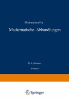 Gesammelte Mathematische Abhandlungen: Erster Band 364250356X Book Cover
