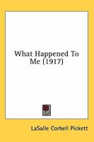 What Happened To Me 151976510X Book Cover