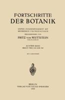 Fortschritte Der Botanik: Achter Band 3642905706 Book Cover