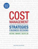 Cost Management: Strategies for Business Decisions 0072830085 Book Cover