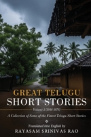 Great Telugu Short Stories Volume 2 (1948-1970) - A Collection of Some of the Finest Telugu Short Stories 9349883481 Book Cover