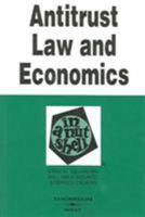 Antitrust Law And Economics In A Nutshell (Nutshell Series) 0314026835 Book Cover