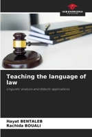 Teaching the language of law 620526529X Book Cover