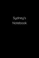 Sydney's Notebook: Notebook / Journal / Diary - 6 x 9 inches (15,24 x 22,86 cm), 150 pages. 1692316370 Book Cover