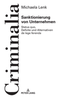 Sanktionierung von Unternehmen (Criminalia) 3631807414 Book Cover