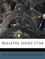 Bulletin, Issues 17-64 1247884546 Book Cover