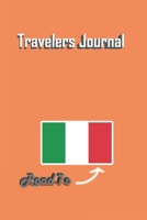 Travelers Journal - Road To Italy Notebook Birthday Gift: Lined Notebook / Journal Gift, 120 Pages, 6x9, Soft Cover, Matte Finish 1677043997 Book Cover
